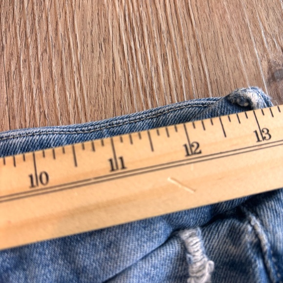 Mother Women’s High Waisted Looker Ankle Frayed Hem Skinny Jeans Blue Size 26x26 - Picture 13 of 13